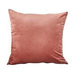 housse coussin carrée velours uni canapé salon décoration maison 45x45cm