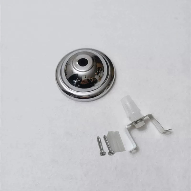 socquettes suspension or argent noir moderne vis plaque fixation inclusées