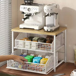meuble rangement tiroirs gris bois moderne compartiments stockage multifonctionnel robuste
