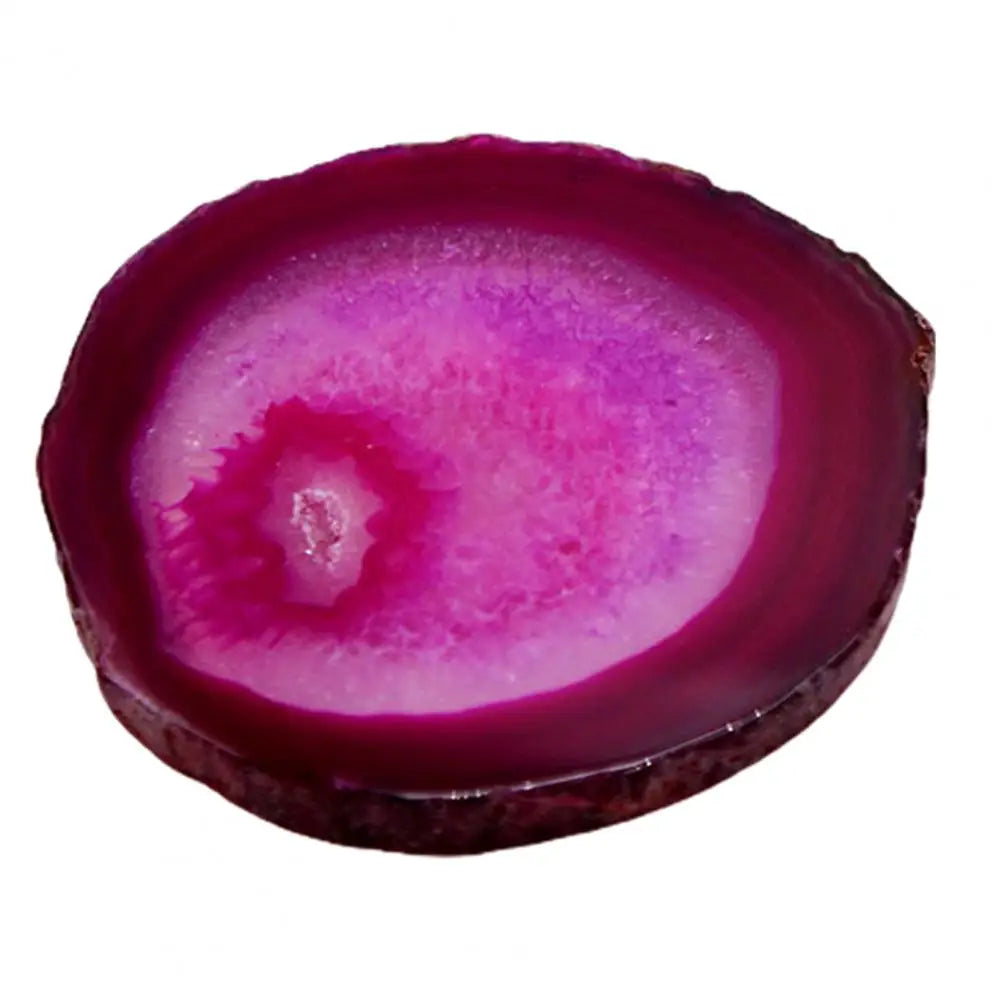 coasters agate naturelle semi transparent verts rouges bruns moderne 8cm respectueux environnement