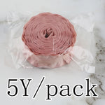 ruban satin rose franges decoration double face polyester opaque metres pack decoration noel mariage
