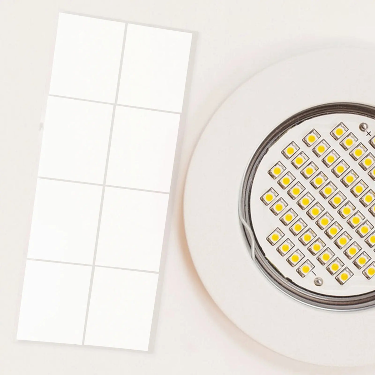 ruban led flexible adhésif blanc diffuseur lumière film opaque moderne led strip