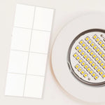ruban led flexible adhésif blanc diffuseur lumière film opaque moderne led strip