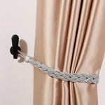 rideau moderne élégant rayures horizontales beige or noir blanc doré argenté rose doré