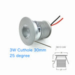Downlight LED mini 1W 3W argenté moderne grille aluminium câble tissage 3000K 4000K 6000K