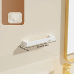 support rangement mural sabots moderne adhésif rose clair beige bleu gris rayures horizontales plastique