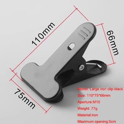 pinces modernes fer aluminium couleurs noir blanc gris fixations certifiées ROHS matériaux ABS