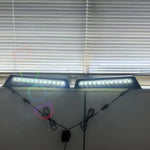 barre lumineuse noire ip67 60w éclairage travail moderne led 5000k interrupteur câble électrique