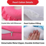 coussin massage velours gris clair confortable support facial relaxation voyage toile coton polyester