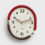 horloge murale moderne noir blanc aiguille circulaire salon environnement protection batterie