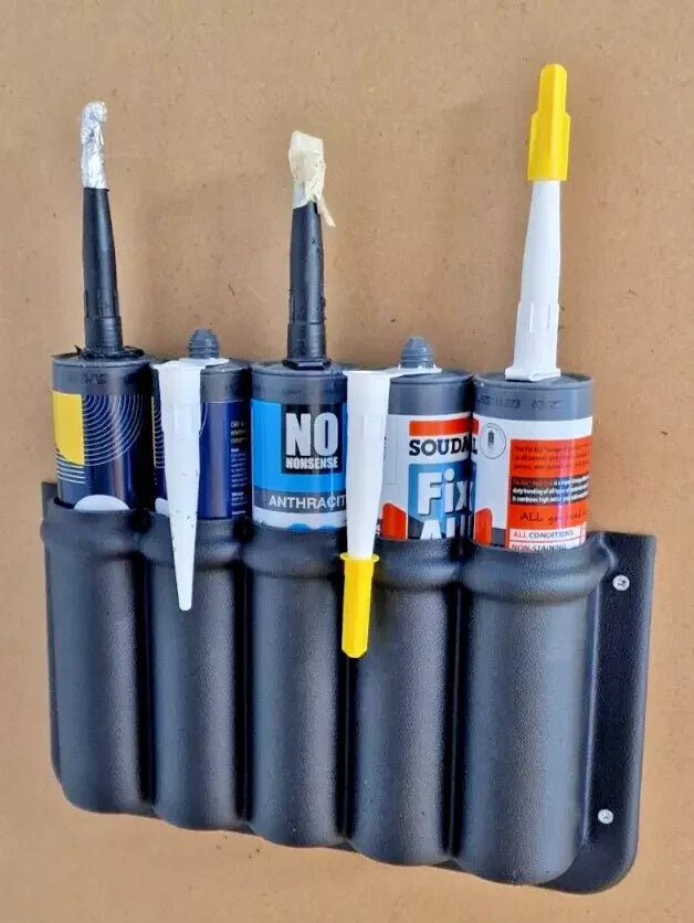 boîte rangement tubes porte vis industrielle utilitaire garage van six tubes
