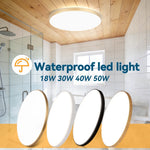 lampe led moderne blanc doré 18w 30w 40w 50w