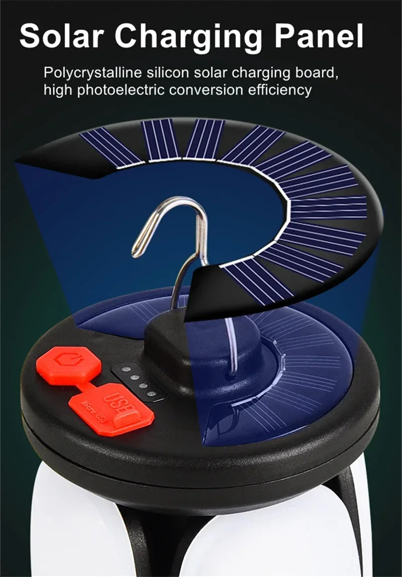 lampe camping rechargeable led portable usb emergency soft light moderne pratique