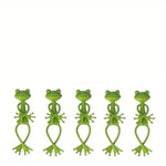 supports plantes forme grenouille vert clair décoration jardin flexible enroulement tige ludiqueextérieurintérieur