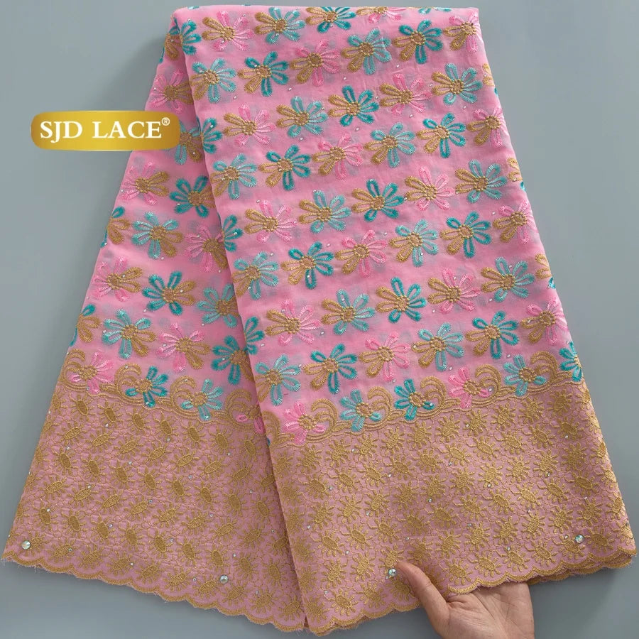 tissu dentelle multicolore brodé fleurs motifs géométriques translucides élégants occasionnels soirée mariage