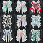 épinglette cheveux bleu clair rose pâle vert pastel papillon strass élégante occasion fête anniversaire