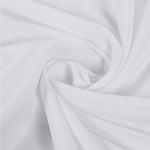 rideau blanc uni moderne cordelettes projection opaque 180x250cm 240x300cm