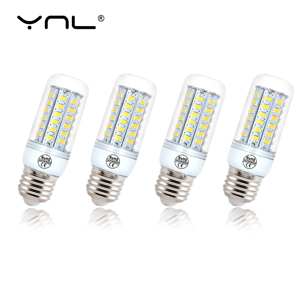 ampoule led blanche étoffe e27 360° 30000h grains maïs moderne 220v 72led 10w