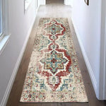 tapis traditionnel rouge motif floral adhésif extérieur intérieur moderne polypropylène polyester