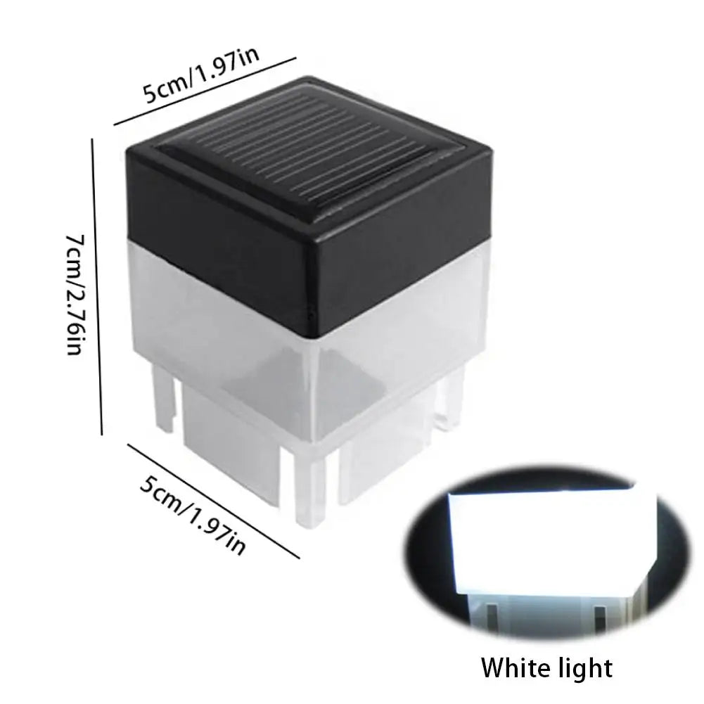 lampe solaire moderne panneaux solaires noir blanc interrupteur on off translucide minimalisteextérieur decoration