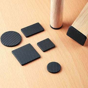 protector meuble adhésif noir anti dérapant micro perforé pratique table chaise protection rond carré