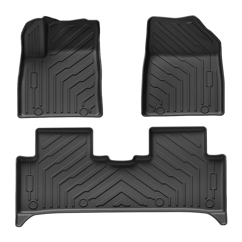 tapis sol tapis coffre voiture noir rayures diagonales moderne tout terrain protection toutes saisons