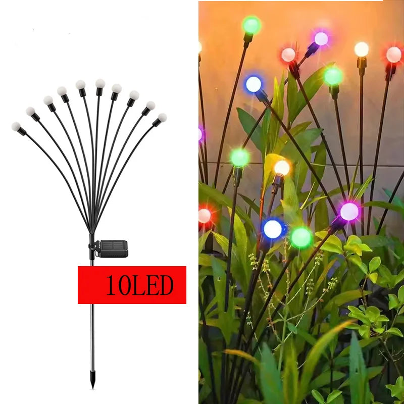 guirlande lumineuse solaire led multicolore moderne blanc boules sphériques facile installationextérieur