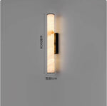 lampe murale moderne marbre artificiel beige noir fixée mur flux lumineux led 249 2000