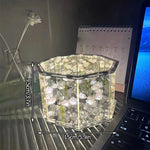 décorations transparentes tulipes opalescentes boîtes clips modernes intérieur saint valentin anniversaire baby shower