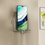 support mural moderne transparent chargeur téléphone rechargeable respectueux environnement utilisation multiple