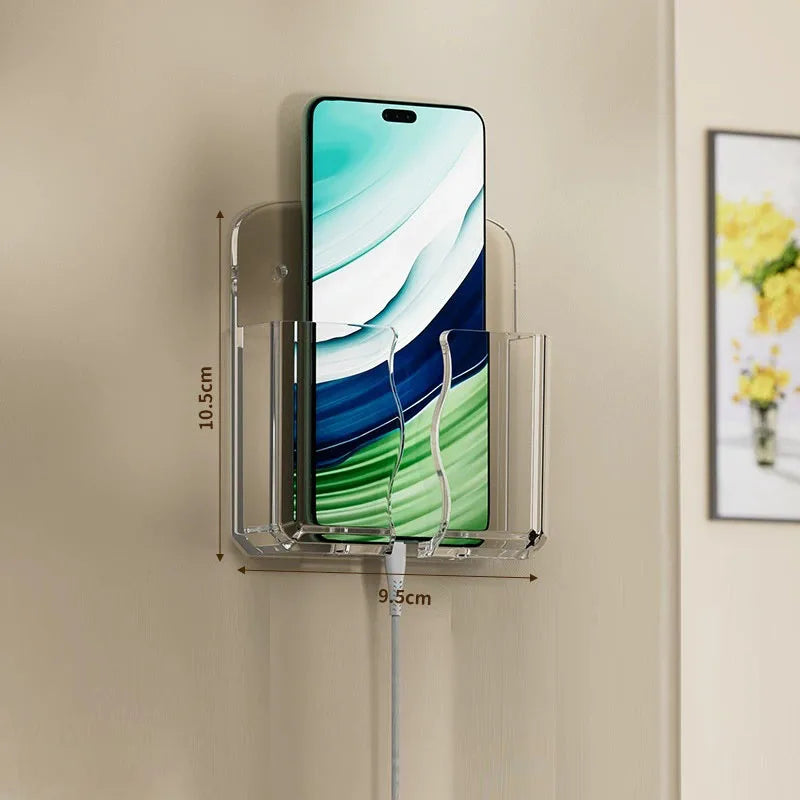 support mural moderne transparent chargeur téléphone rechargeable respectueux environnement utilisation multiple