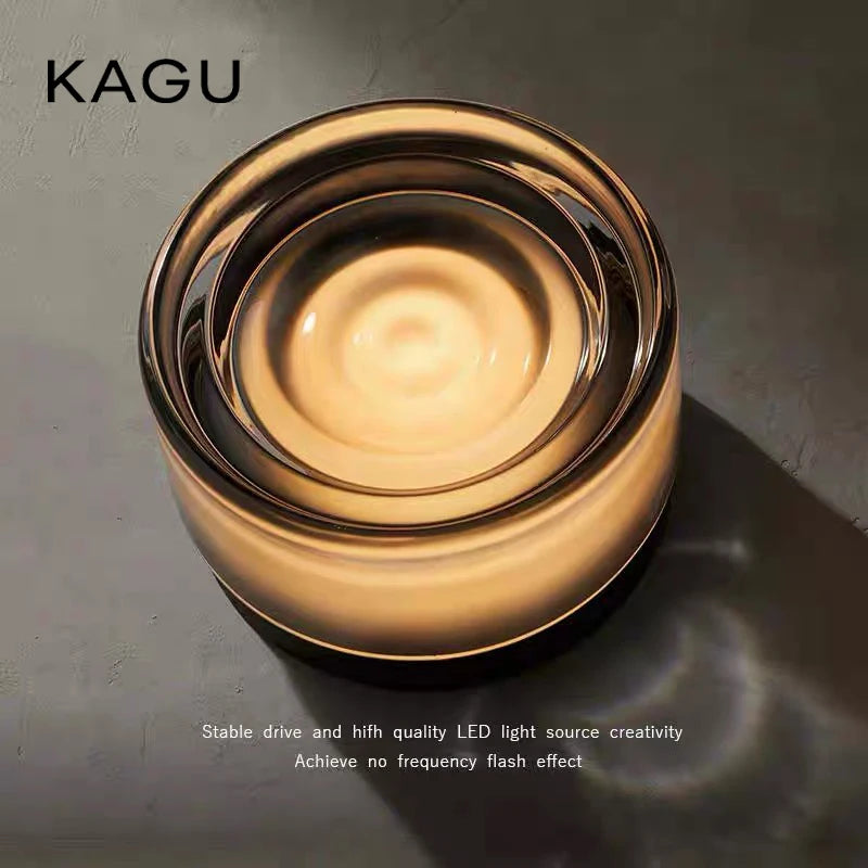 applique murale moderne spirale led verre ambre transparent chambre salon cuisine salle manger