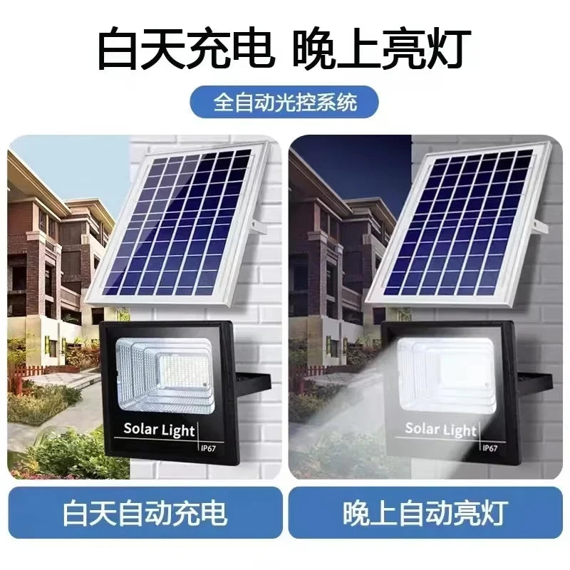 projecteur solaire led 50w 100w 200w 300w 500w ip65 moderne noir bleu