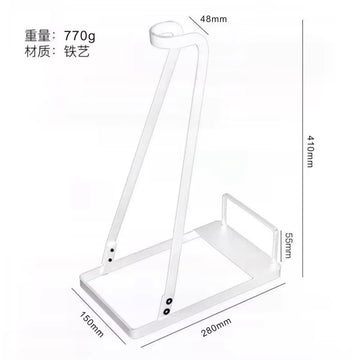 support aspirateur moderne blanc rangement vertical fixations utilisation multiple réutilisable(storage iron landmark livingroom)