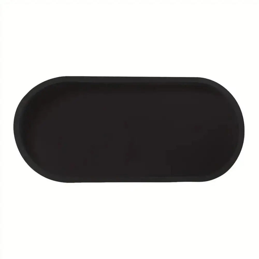 plateau silicium marbre moderne noir blanc gris rangement salle bain coiffeuse