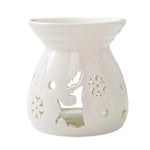 diffuseur bougie aromathérapie blanc bleu marine coeurs étoiles LOVE moderne floral soucoupe pinceau huile