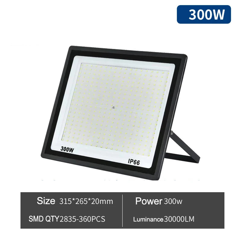 projecteur led puissance variable noir moderne mural 100w 200w 300w 220v aluminium