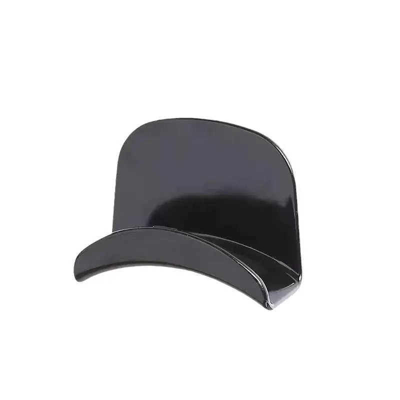porte casque audio mural adhésif noir blanc moderne rangement chambre sans perçage