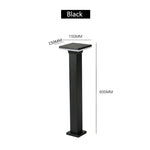 lampe extérieure led moderne imperméable ip65 aluminium noir gris adhésive fixe autonomes