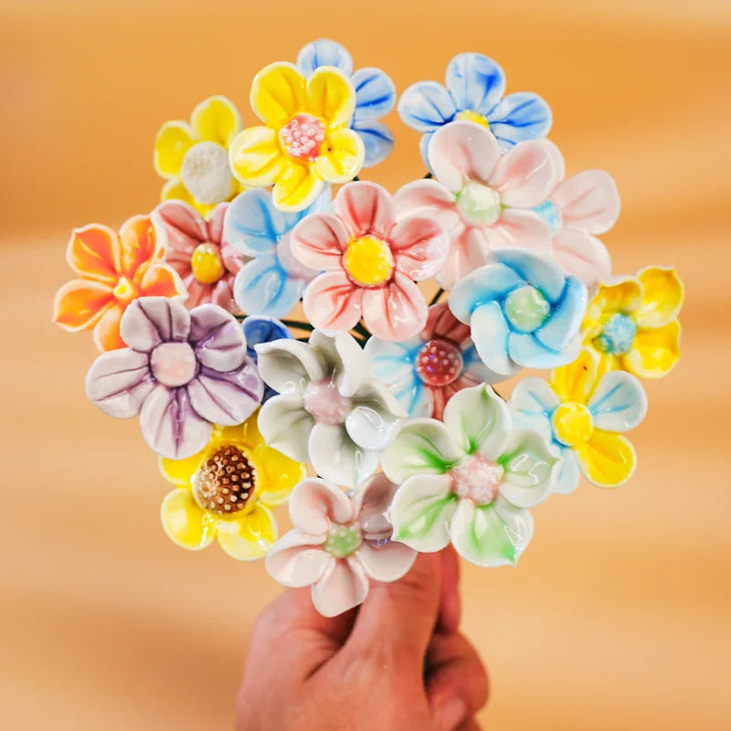 bouquet fleurs artificielles tulipes multicolores décoration intérieure moderne maison salon