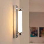 lampe murale moderne argentée rectangulaire lisse blanc chambre salon