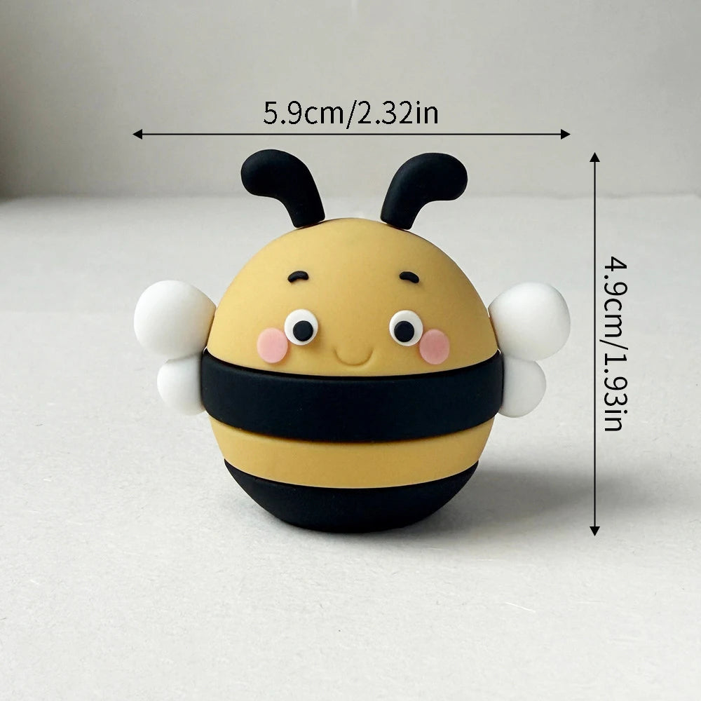 décoration gâteau abeilles pot miel fleurs thème anniversaire enfant sucré pâtisserie desserts fournitures festive