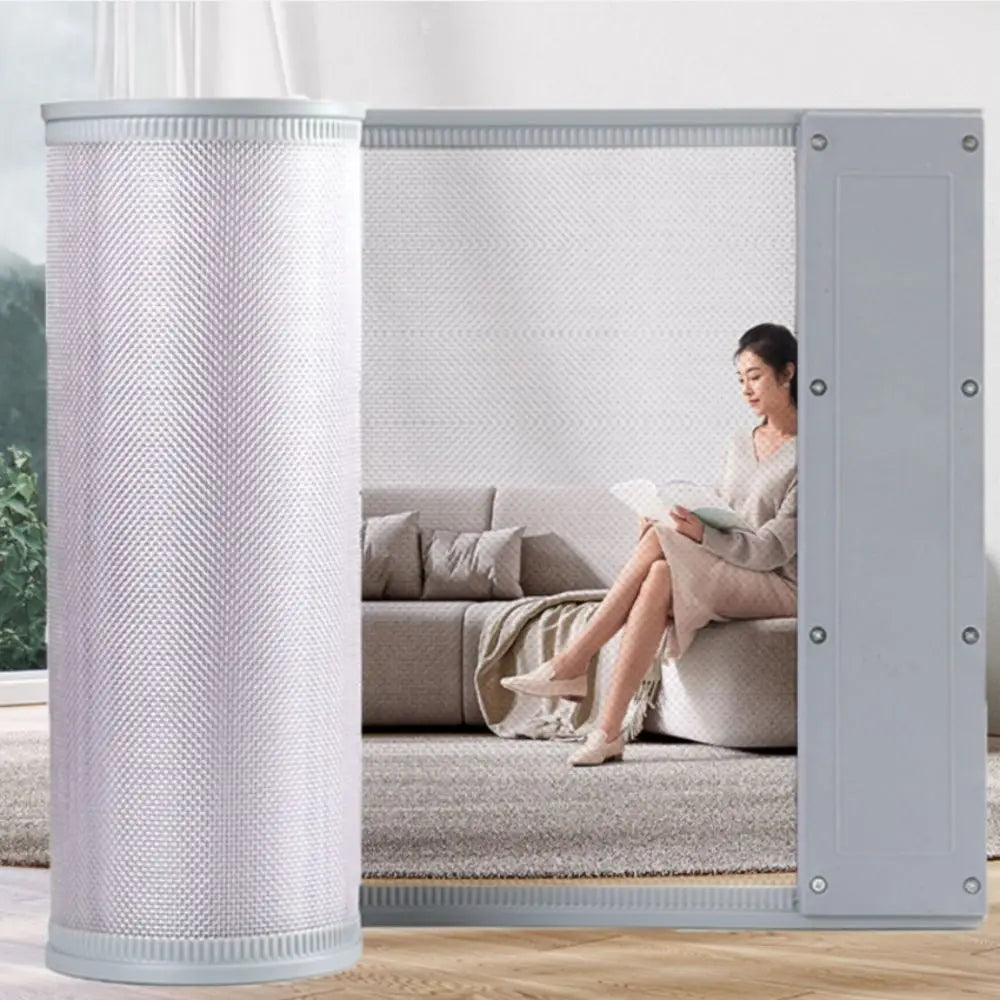 rideau porte pliable gris maille fine moderne résistant moustiques