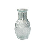 vase transparent gravé classique décoration intérieure plante hydroponique maison festive