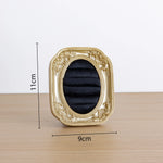 porte bijoux classique vintage or vert noir velours ornements baroques femme festival commercial
