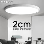 plafonnier led ultrafin moderne blanc noir 24w 28w 38w(touches)