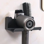 séchoir cheveux support mural gris moderne brosse rasoir crème cordon