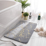 tapis bain moderne marbre doré blanc beige noir rose gris respectuevironnement sallebain