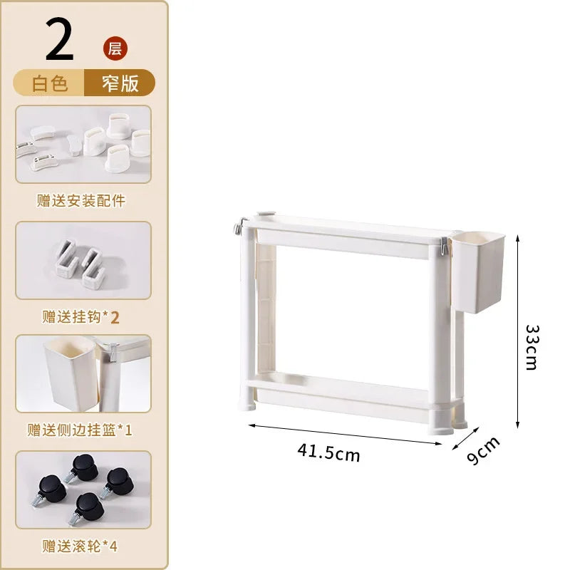 étagère mobile roulettes blanc moderne plateaux lisses suspendus porte chariot multifonctionnelle adjustable almacenamiento