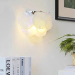 applique murale moderne vert rose bleu translucide led cuisine salle bain étude